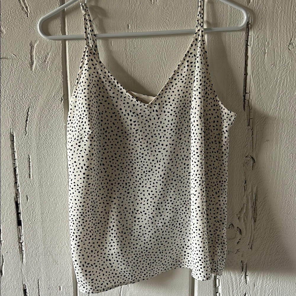 A New Day Tan Cream Fitted Camisole Top